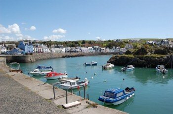 A beatiful day at Portpatrick harbour